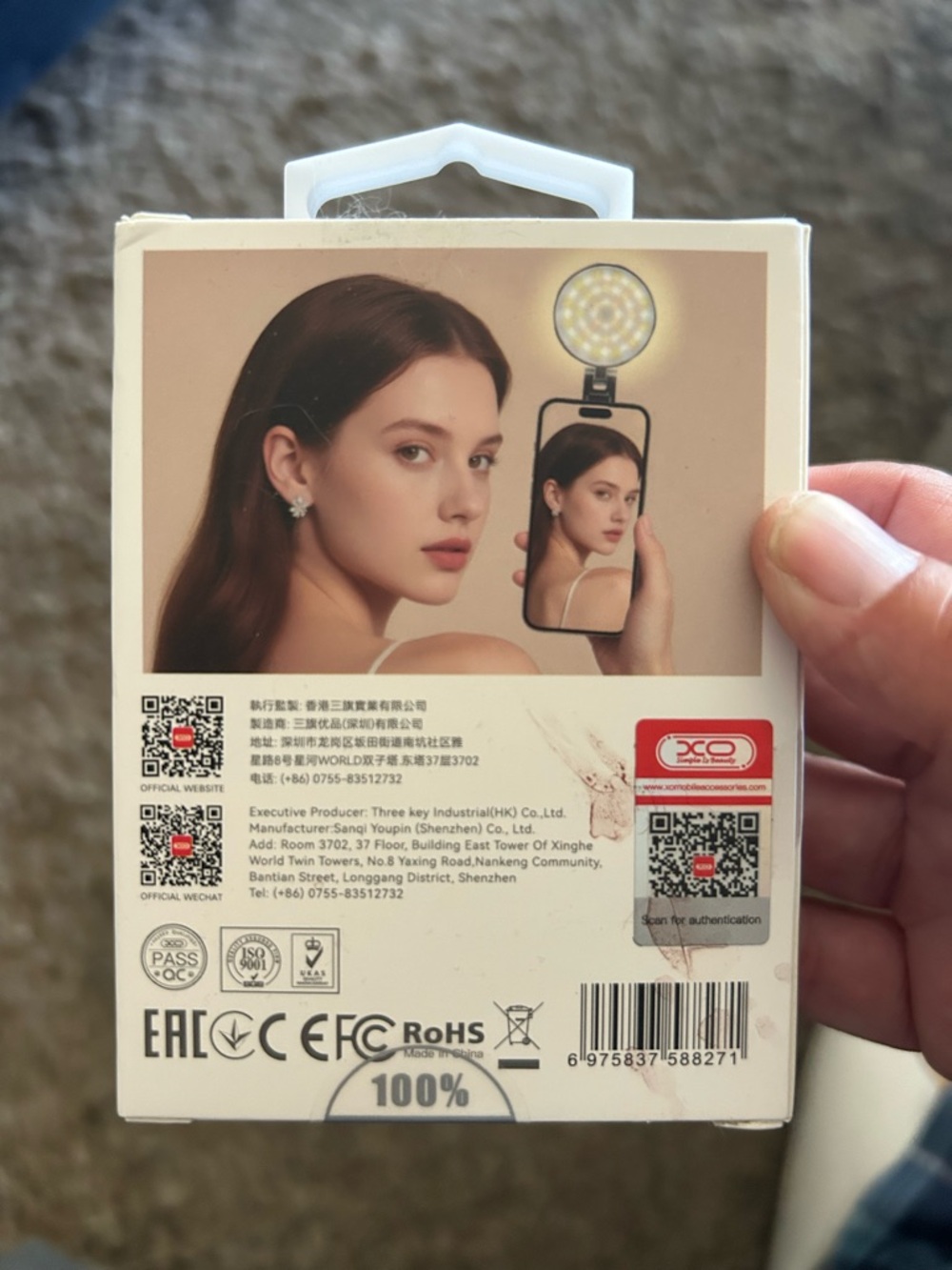 MagSafe Magnetic Selfie Fill Light Rechargeable LED